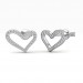 The Eva Heart Earrings