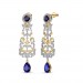 The Irina Chandelier Earrings - Yellow