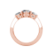 The Zeta 3-stone Ring