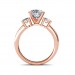 1.20 carat 18K Gold - THE REYA 3-STONE RING