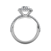 The Viola Halo Ring
