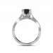 The Meline Black Diamond Ring