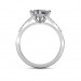 0.55 carat White Gold - Nia Engagement Ring 