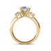 1.20 carat 18K Gold - THE REYA 3-STONE RING