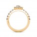 The Lea Marquise Halo Ring