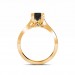 The Meline Black Diamond Ring