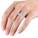 1.46 carat Platinum - Dual Band Helena Princess Engagement Ring