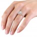 The Khloe Princess-Halo Ring