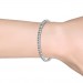 The Rosa Alternating Block Tennis Bracelet - 4 cent diamonds