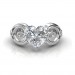 0.70 carat Platinum - Gelsey Engagement Ring