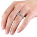 The Evy Milgrain Ring  - Platinum