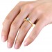 The Ziya Milgrain Wedding Ring