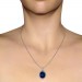 Blue Sapphire Pendant