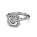 The Renee Halo Ring - Round