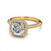 The Renee Halo Ring - Round