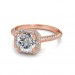 The Renee Halo Ring - Round