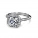 The Renee Halo Ring - Princess