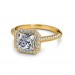 The Renee Halo Ring - Princess