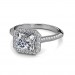 The Renee Halo Ring - Princess