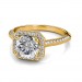 The Renee Halo Ring - Round