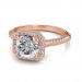 The Renee Halo Ring - Round