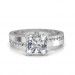 1.18 carat Platinum - Eternity Princess Engagement Ring