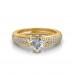 0.68 carat 18K Gold - The Ramona Heart Solitaire Ring