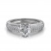 0.88 carat Platinum - The Ramona Heart Solitaire Ring