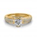 0.88 carat 18K Gold - The Ramona Heart Solitaire Ring