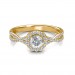0.64 carat 18K Gold - Zara Engagement Ring