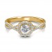 0.74 carat 18K Gold - Zara Engagement Ring