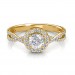 0.95 carat 18K Gold - Zara Engagement Ring