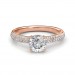 0.74 carat 18K Gold - Forever Love Engagement Ring