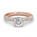 1.15 carat 18K Gold - Forever Love Engagement Ring 