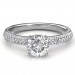 1.65 carat Platinum - Forever Love Engagement Ring