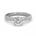 Hand-0.74 carat P0.74 carat Platinum - Forever Love Engagement Ringlatinum - Forever Love Engagement Ring