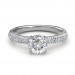 1.05 carat Platinum - Forever Love Engagement Ring