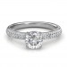 1.15 carat Platinum - Forever Love Engagement Ring