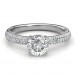 1.35 carat 18K Gold - Forever Love Engagement Ring