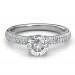 1.35 carat Platinum - Forever Love Engagement Ring