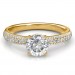 1.65 carat 18K Gold - Forever Love Engagement Ring