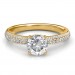 1.35 carat 18K Gold - Forever Love Engagement Ring