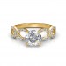 0.82 carat 18K Gold - Eternity Engagement Ring