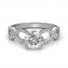 Hand-1.22 carat Platinum -  Eternity Engagement Ring
