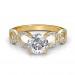 1.22 carat 18K Gold - Eternity Engagement Ring