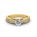 The Dual Band Solitaire Ring