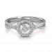 0.95 carat Platinum - Zara Engagement Ring