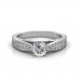 The Dual Band Solitaire Ring