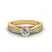 The Dual Band Solitaire Ring