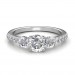 0.85 carat Platinum - Eternal Love Engagement Ring